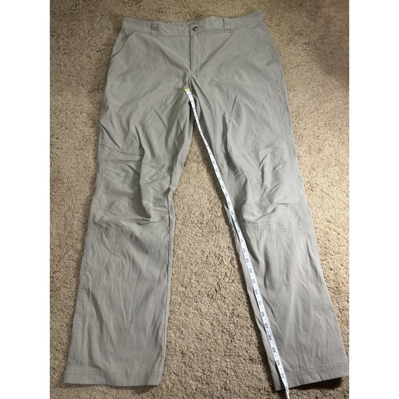 Columbia Pants Men 38W 32L Omni-Shield Repellency Tan Lightweight Hiking Outdoor - Picture 10 of 12